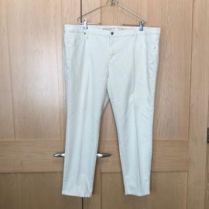 Stretch denim crop legging jeans sz 22W